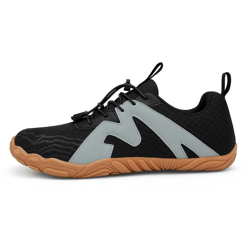 Terraflow – Barefoot Trail Running Shoes- Black