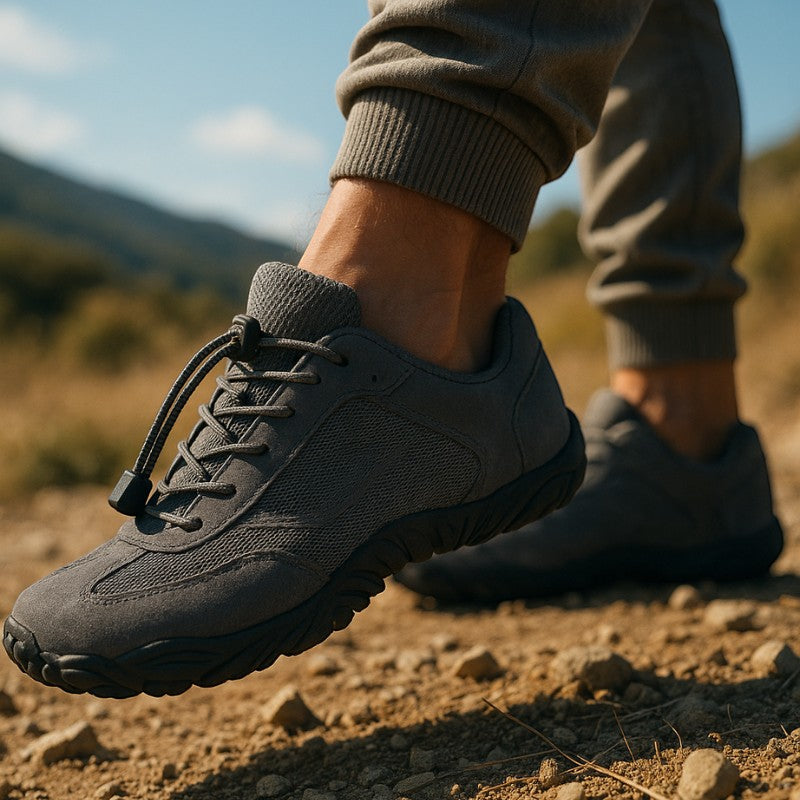 Stoneveil - Barefoot Hiking Shoes - Gray