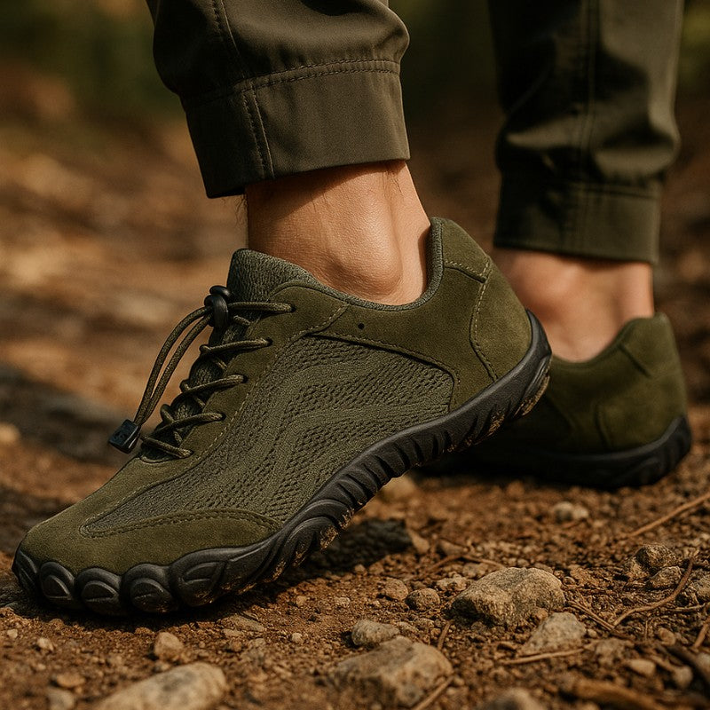 Stoneveil - Barefoot Hiking Shoes - Green