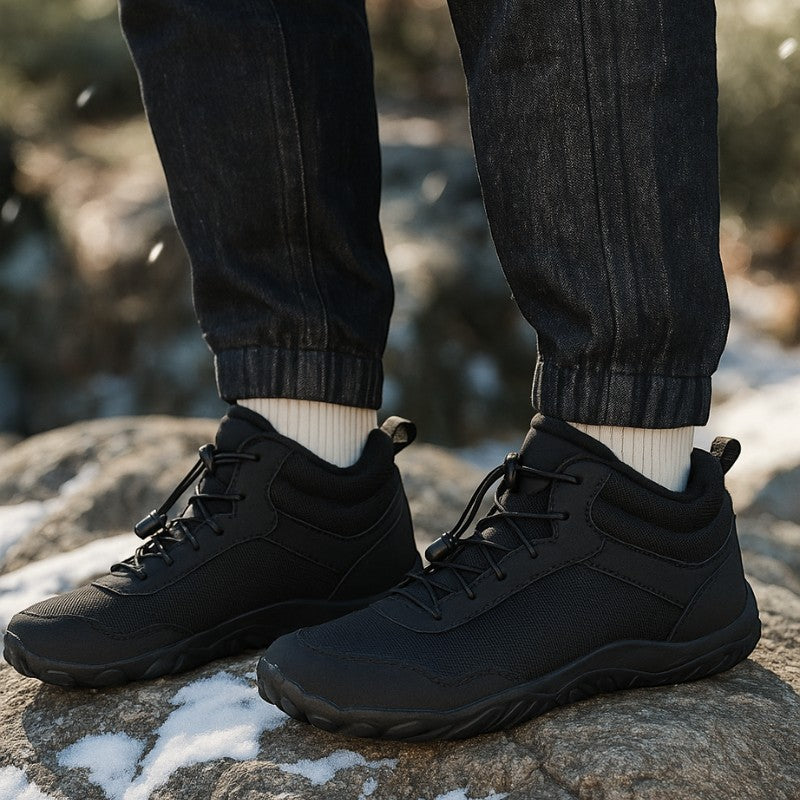 Borealis – Barefoot Hiking Shoes - Black
