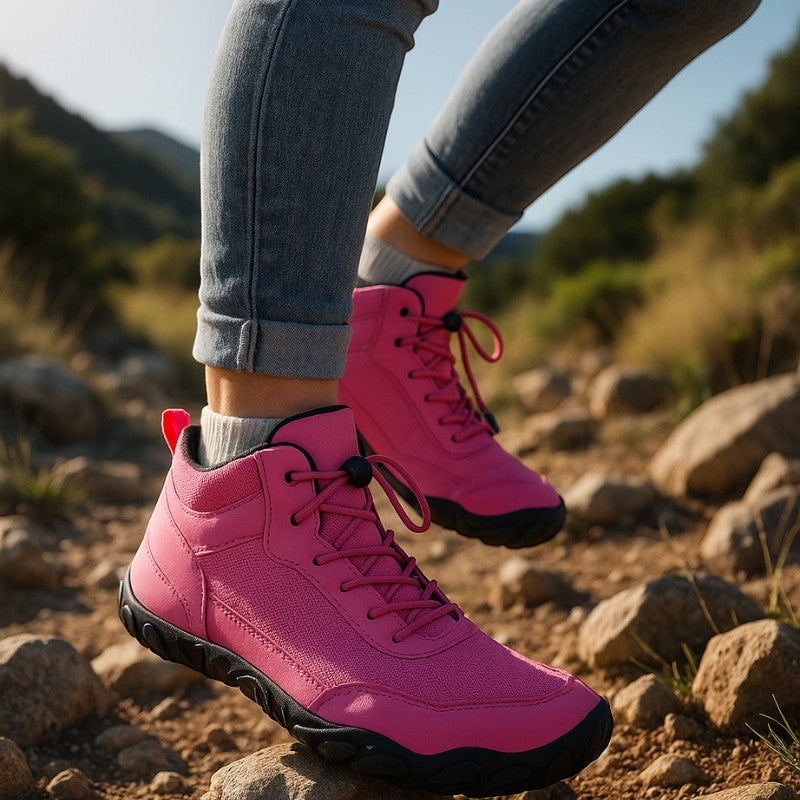 Borealis – Barefoot Hiking Shoes - Pink