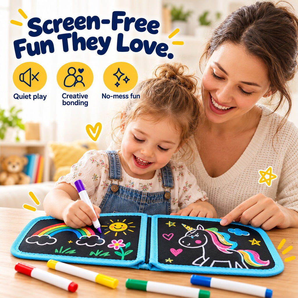 Taurrauts™ Erasable Doodle Book