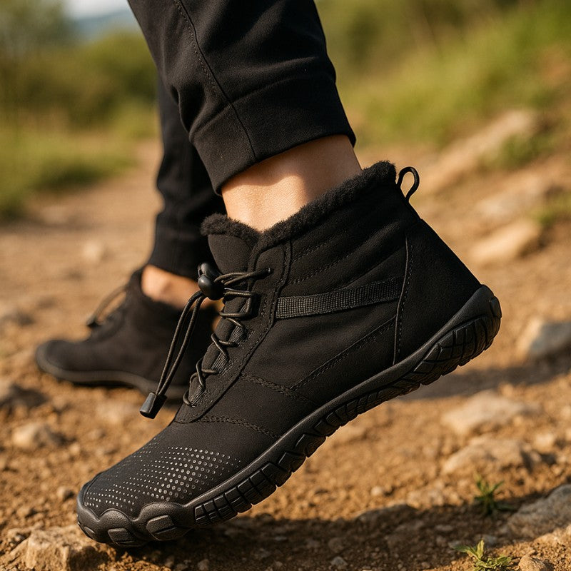 Hillriver – Barefoot Hiking Shoes - Black