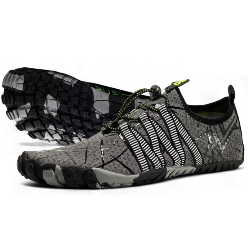 Barevolt– Barefoot Trail Running Shoes- Gray