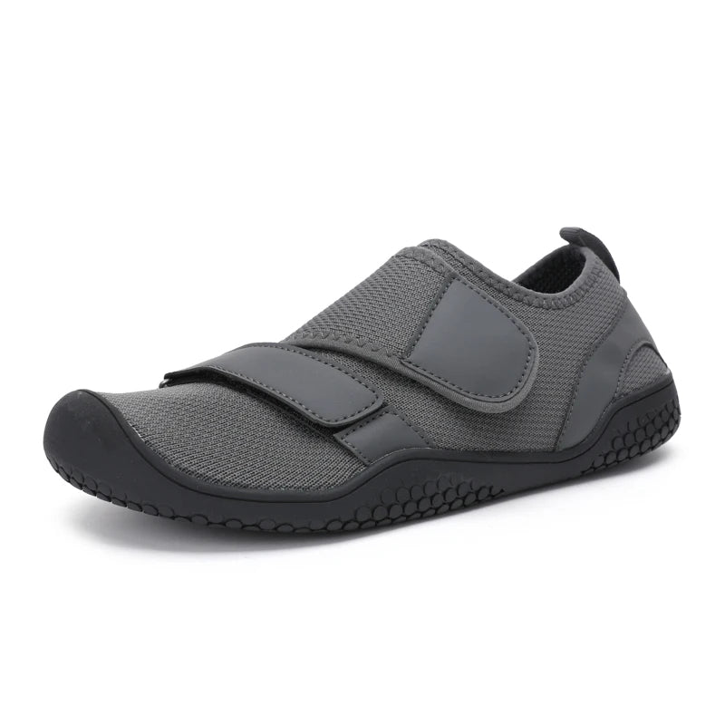 Squat Shoes -Titan- Gray-Barefoot Weightlifting shoes for Powerlifters