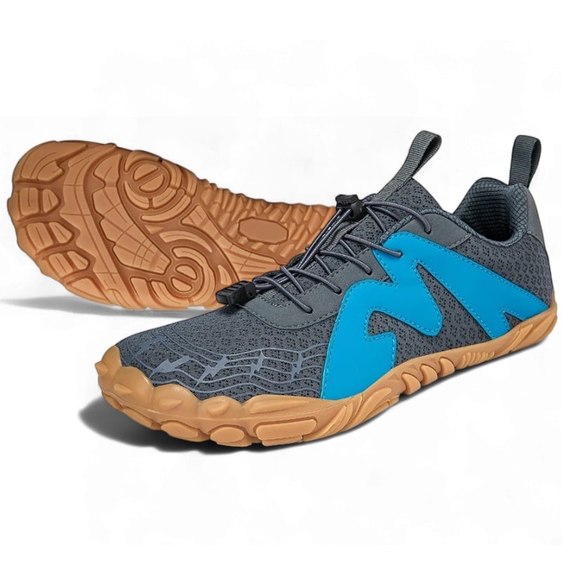 Terraflow – Barefoot Trail Running Shoes- Gray