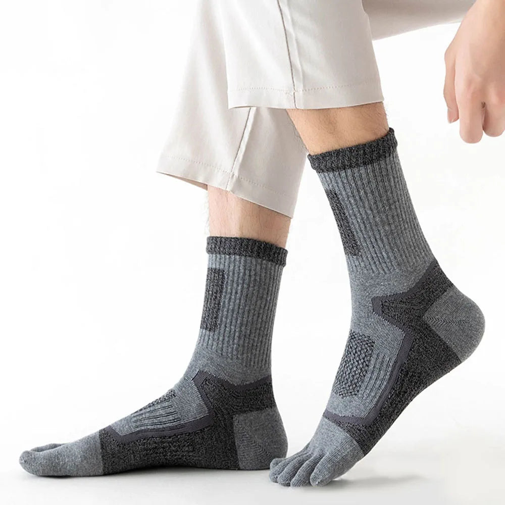 PerformX Toe Socks 2 Pack - Gray