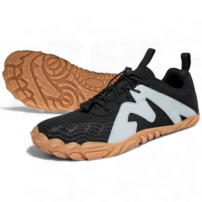 Terraflow – Barefoot Trail Running Shoes- Black