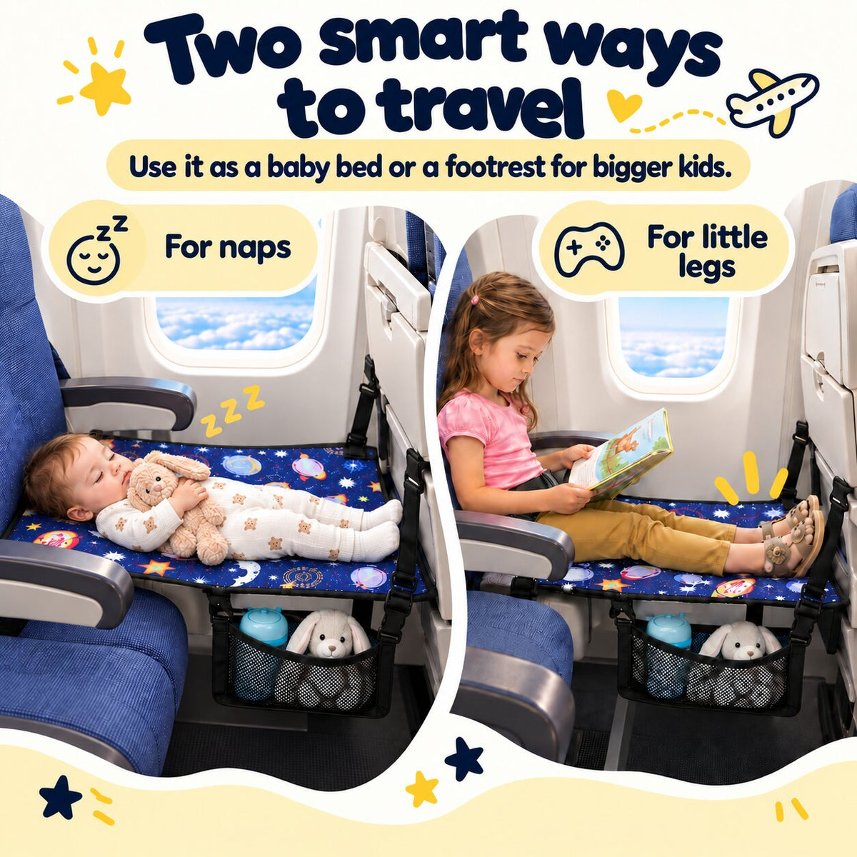 Taurrauts™ Toddler Airplane Bed