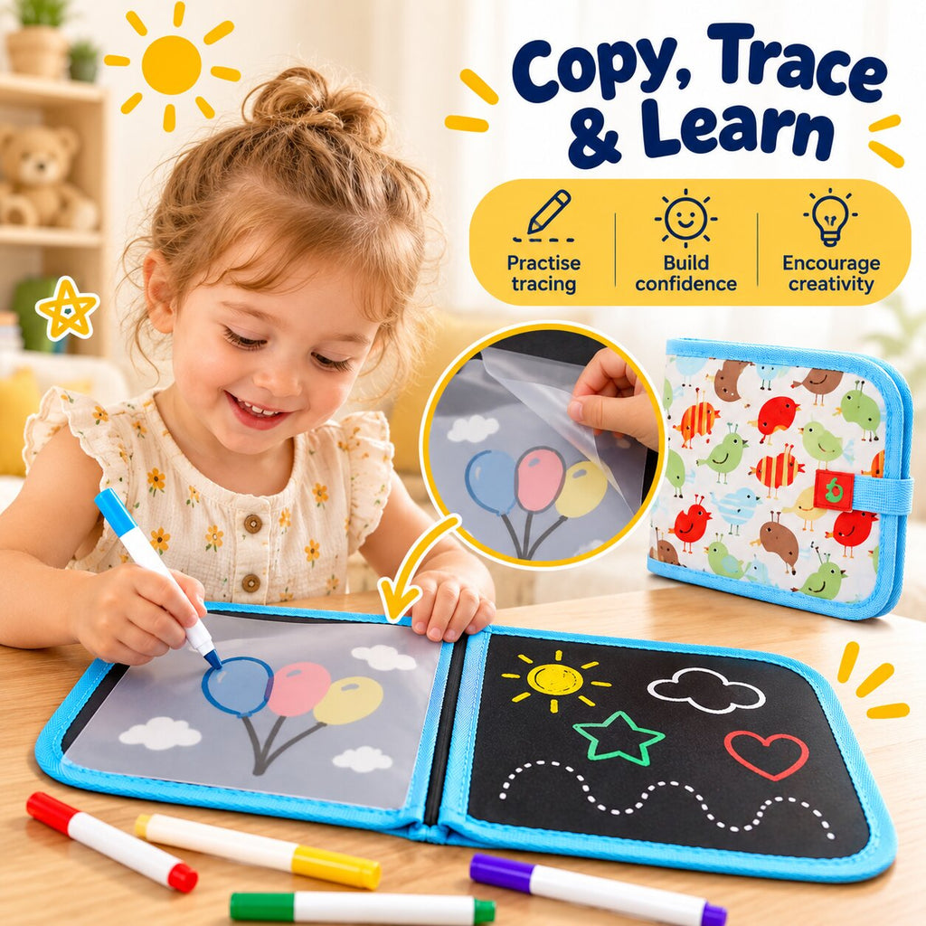 Taurrauts™ Erasable Doodle Book