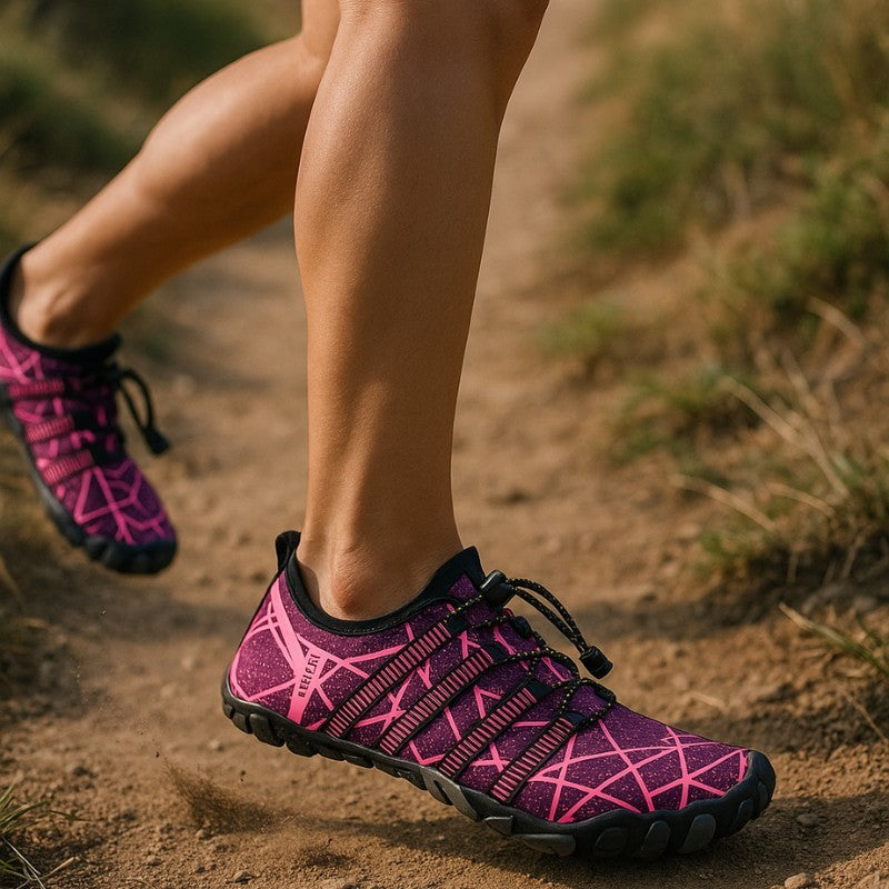 Barevolt– Barefoot Trail Running Shoes- Rose Pink