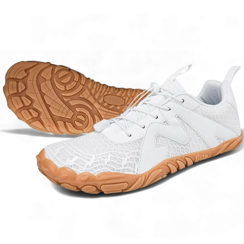 Terraflow – Barefoot Trail Running Shoes- White