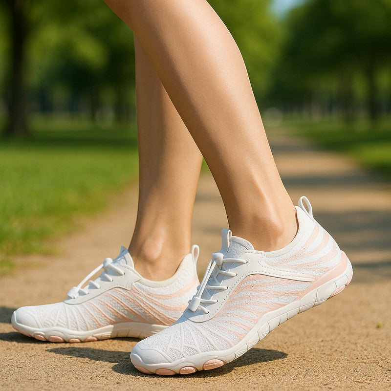 Barestride - Barefoot Shoes - White Petal