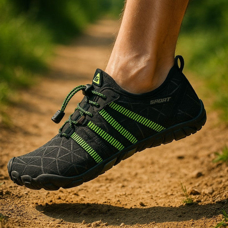 Barevolt– Barefoot Trail Running Shoes- Black