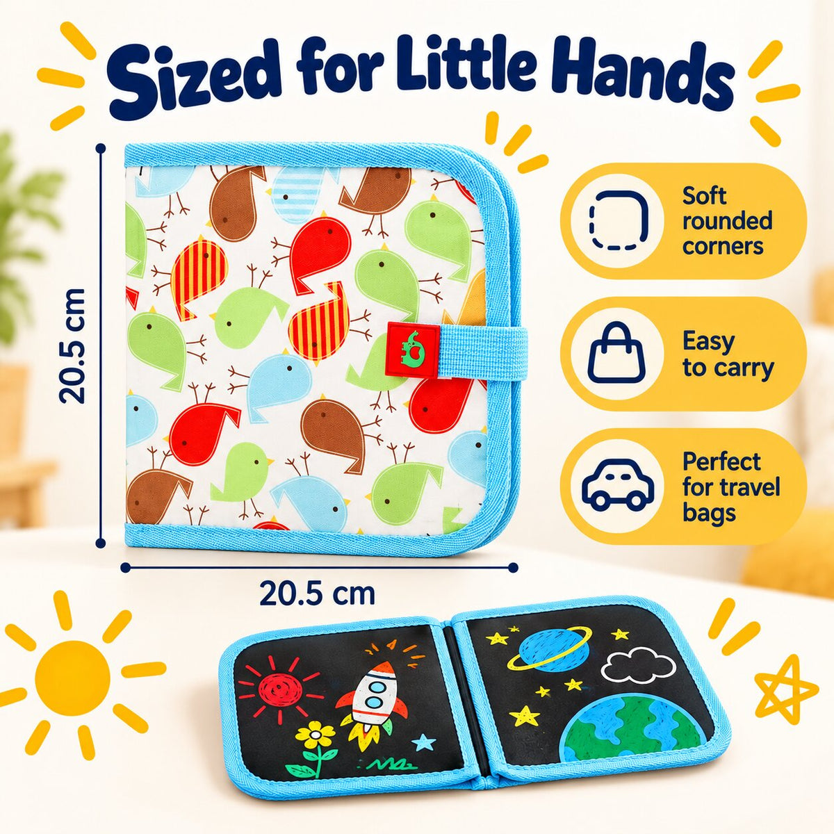 Taurrauts™ Erasable Doodle Book