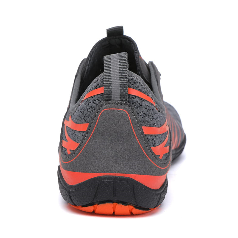 Barestride - Barefoot Shoes - Orange Grey