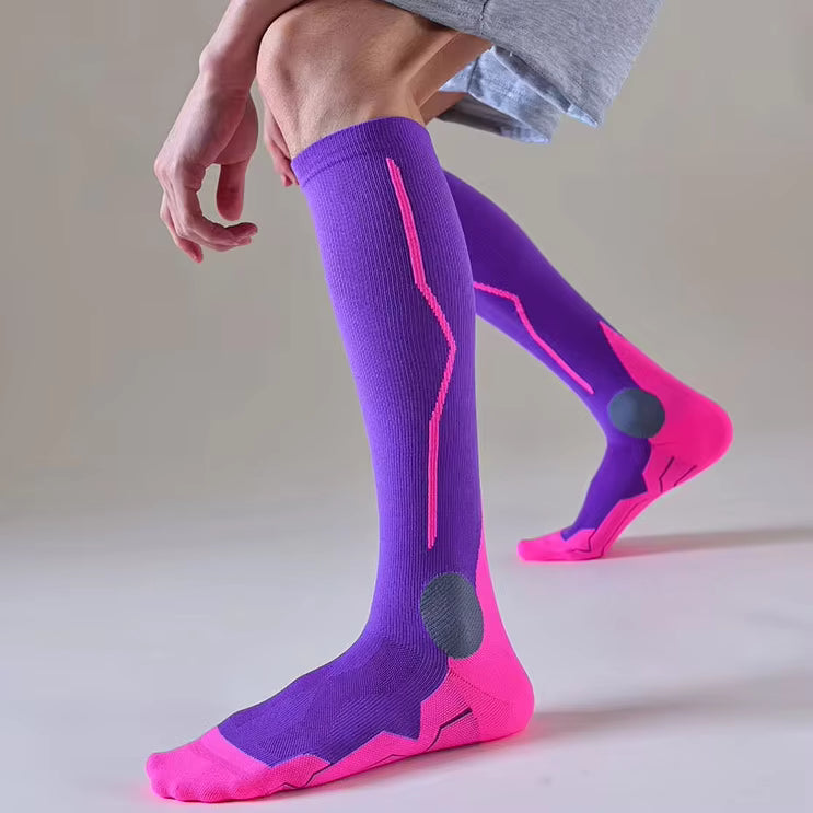 PerformX Compression Socks 2 Pack - Purple