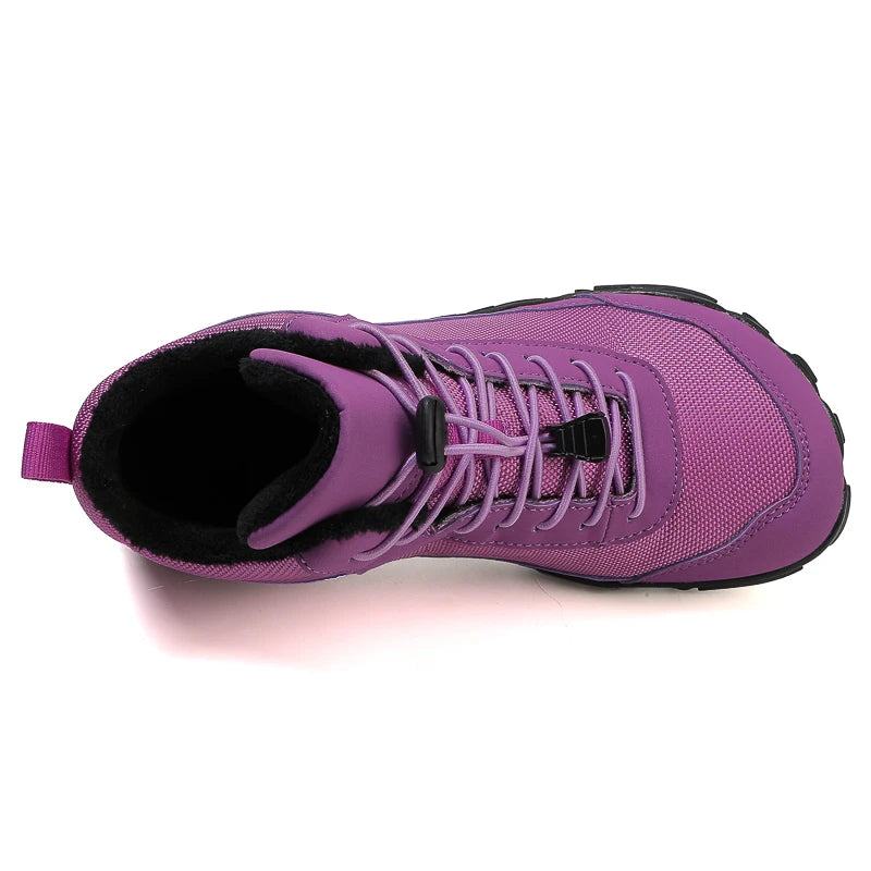 Borealis – Barefoot Hiking Shoes - Purple
