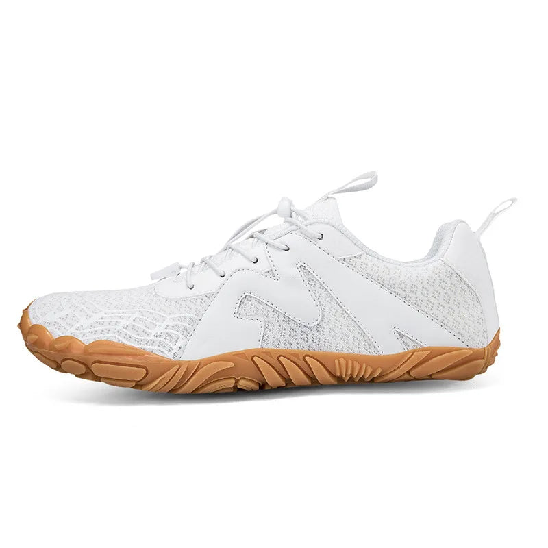 Terraflow – Barefoot Trail Running Shoes- White