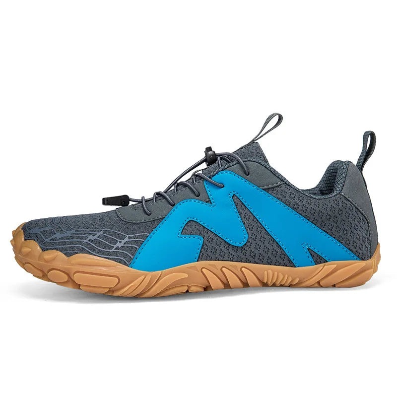 Terraflow – Barefoot Trail Running Shoes- Gray