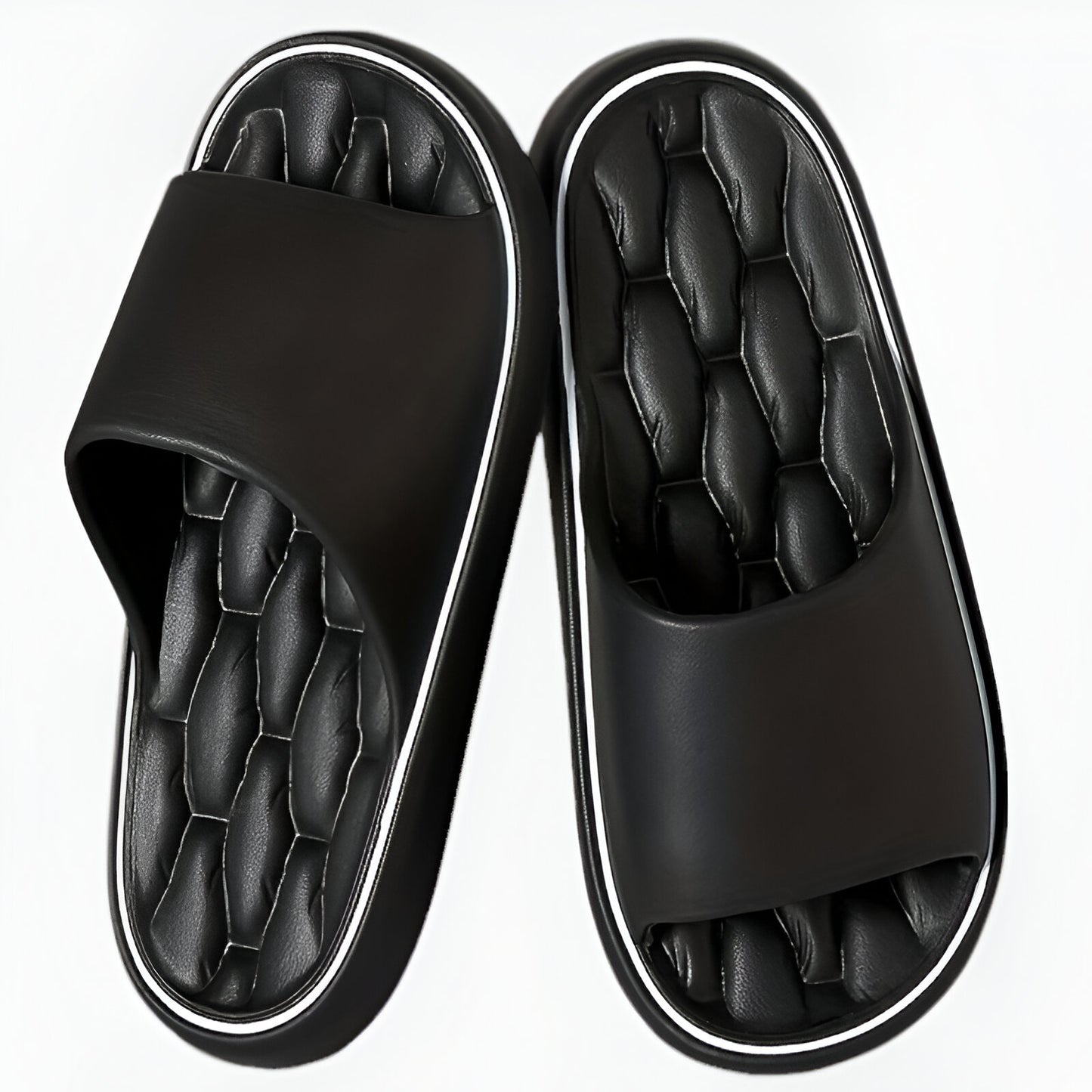 Snuggle Slides Black (Unisex)