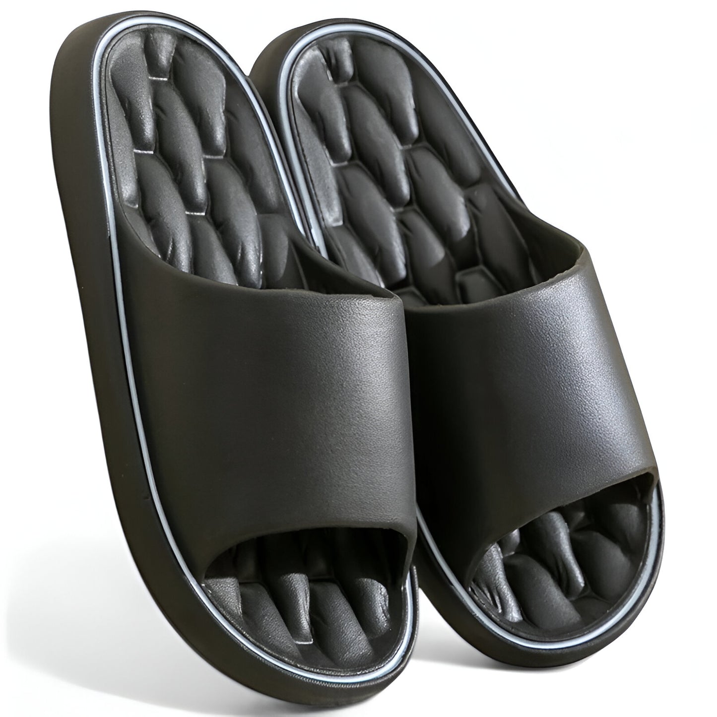 Snuggle Slides Black (Unisex)