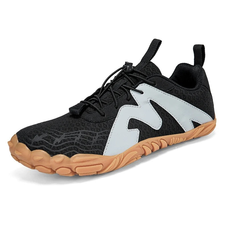 Terraflow – Barefoot Trail Running Shoes- Black
