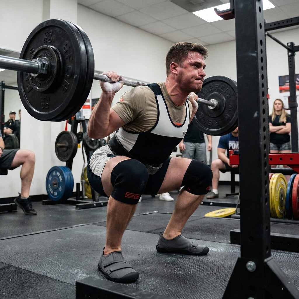 Squat Shoes -Titan- Gray-Barefoot Weightlifting shoes for PowerliftersSquat Shoes -Titan- Gray-Barefoot Weightlifting shoes for Powerlifters