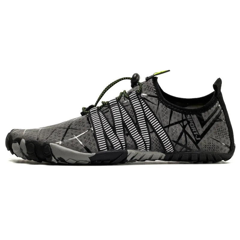 Barevolt– Barefoot Trail Running Shoes- Gray