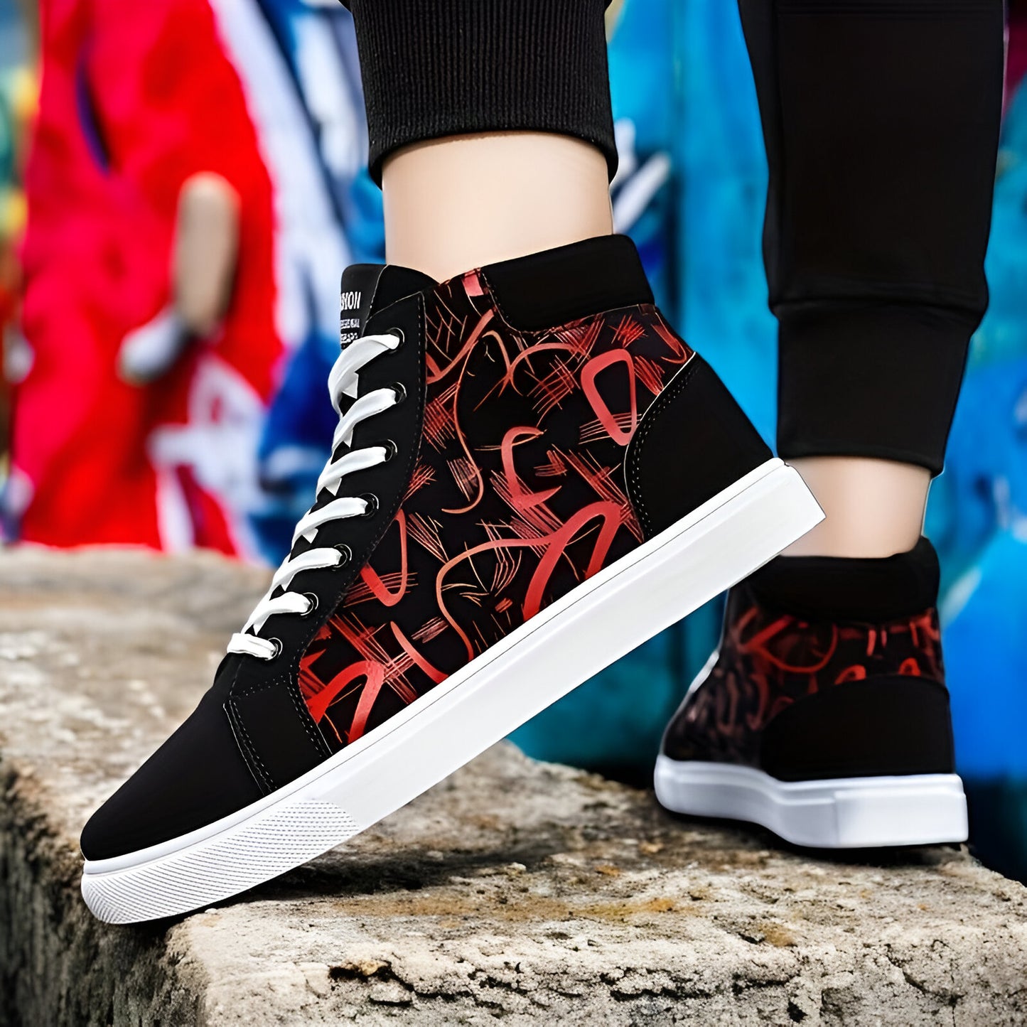 Graffiti Kicks Red