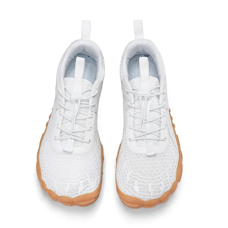 Terraflow – Barefoot Trail Running Shoes- White