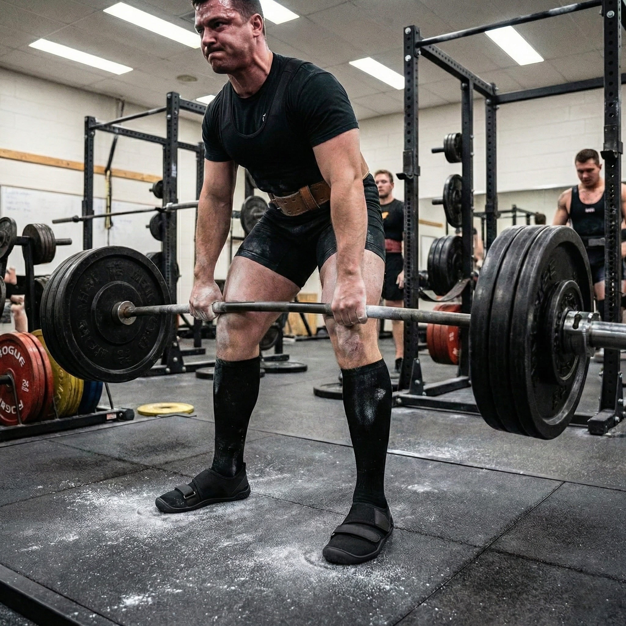 Powerlifting Shoes Titan  Barefoot Weightlifting shoes for Powerlifters